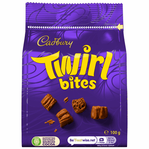 Cadbury Twirl Bites Bag 100g Image