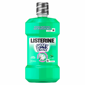 Listerine Smart Rinse Mouthwash Mild Mint for Kids 6+ 250ml Image