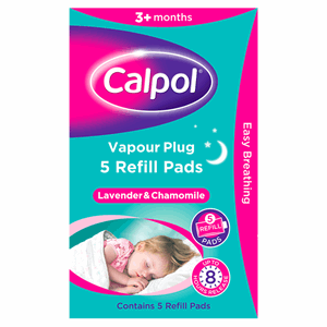 Calpol 5 Refill Pads Vapour Plug Lavender & Chamomile 3+ Months Image