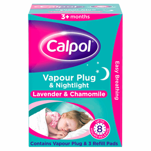 Calpol Vapour Plug & Nightlight Lavender & Chamomile 3+ Months Image