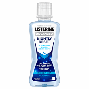 Listerine Advanced Nightly Reset Mouthwash 400ml Image