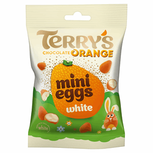Terry's Chocolate Orange White Mini Eggs 80g Image