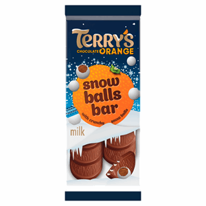 Terrys Chocolate Orange Snowball Tablet 90g Image