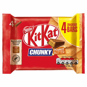 Nestle Kit Kat Chunky Peanut Butter 35g 4 pack Image