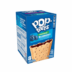 Kellogg's Pop Tarts Unfrosted Blueberry 8 Packÿ Image