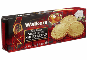 Walkers Shortbread Stem Ginger 175g Image