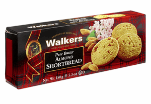 Walkers Shortbread Almond 150g Image