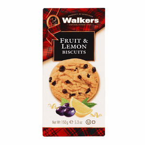 Walkers Biscuits Fruit & Lemon 150g Image