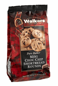 Walkers Mini Bag Choc Chip Shortbread 125g Image