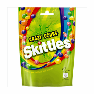 Skittles Crazy Sours Pouch 152g Image