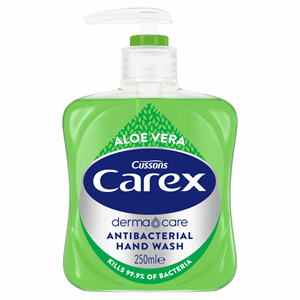 Carex Antibacterial Hand Wash Aloe Vera Liquid Soap 250ml Image