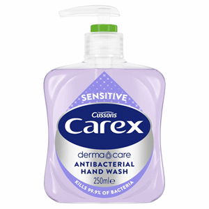 Carex Antibacterial Hand Wash Sensitive Liquid Soap 250ml Image