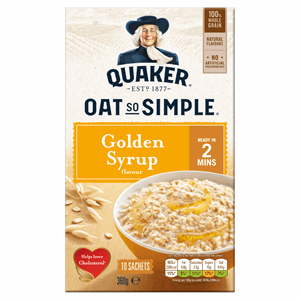 Quaker Oat So Simple Golden Syrup Porridge Sachets 10x36g Image