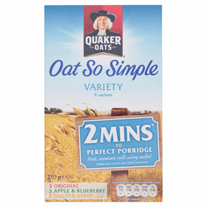 Quaker Oat So Simple Variety Pack Porridge 297g Image