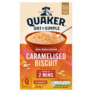 Oats So Simple Caramelised Biscuit 10x33.4g Image