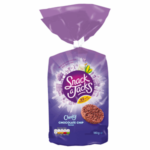 Snack A Jacks Chocolate Chip Sharing Rice Cakes 180g Image