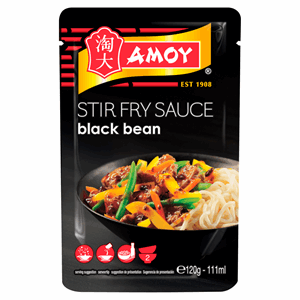 Amoy Stir Fry Sauce Black Bean 120g Image