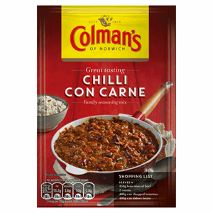 Colman's Chilli Con Carne Recipe Mix 50g Image