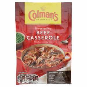 Colman's Beef Casserole Recipe Mix 40g Image