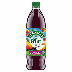 Robinsons Apple & Blackcurrant No Added Sugar Fruit Squash 1L Image