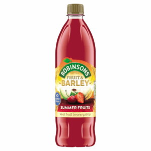 Robinsons No Added Sugar Fruit & Barley Summer Fruits 1L Image