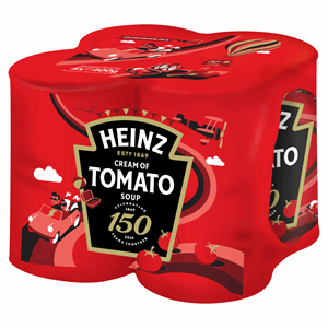 Heinz Cream of Tomato Soup 4 x 400g Image