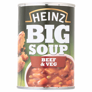 Heinz Big Soup Beef & Veg 400g Image