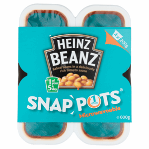Heinz Beanz Snap Pots 4 x 200g (800g) Image