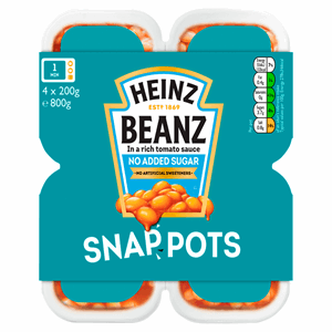 Heinz Baked Beanz Snap Pots 4 x 200g Image