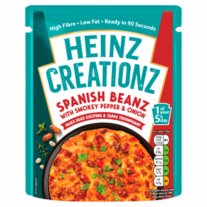 Heinz Creationz Spanish Beanz with Smokey Pepper & Onion 250g Image
