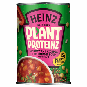 Heinz Plant Proteinz Moroccan Chickpea Soup 400g Image