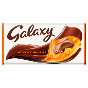Galaxy Honeycomb Crisp Chocolate Bar 114g Image