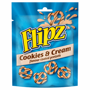 Flipz Cookies & Cream Pretzels 90g Image