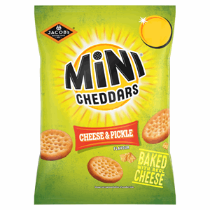 Jacobs Mini Cheddars Cheese/Pickle 90g Image