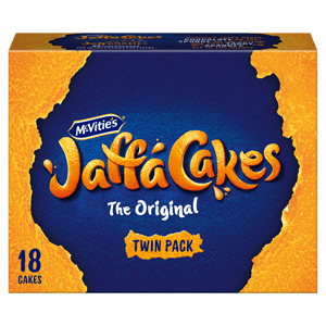 McVitie's Jaffa Cakes Original Biscuits Twin Pack 18 Cakes, 198g Image