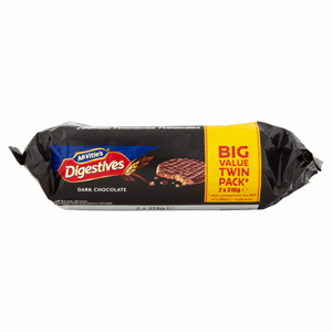 McVitie's Digestives Dark Chocolate 2 x 316g Image