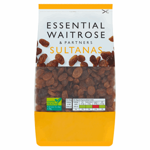 Essential Waitrose Sultanas 500g Image
