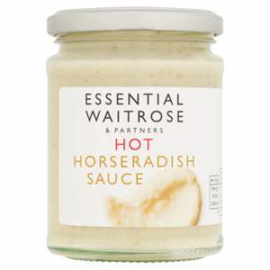 Essential Waitrose Hot Horseradish Sauce 285g Image