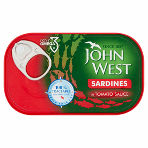 John West Sardines in Tomato Sauce 120g Image