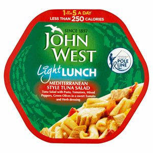 John West Light Lunch Mediterranean Style Tuna Salad 220g Image