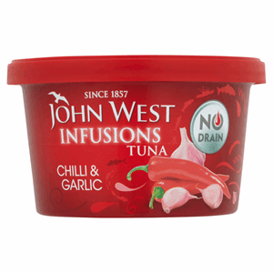 John West Infusions Tuna Chilli & Garlic 80g Image