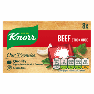 Knorr Beef Stock cubes 8 x 10 g Image