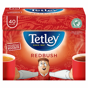 Tetley Redbush 40 Tea Bags 100g Image