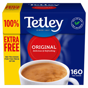 Tetley Original Tea Bags 80+80 free 500g Image