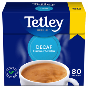 Tetley Decaf 80 Tea Bags 250g Image