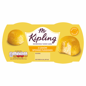 Mr Kipling Lemon Sponge Puddings 2 x 95g Image