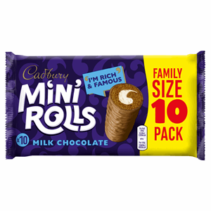 Cadbury Chocolate Mini Rolls 10S Image