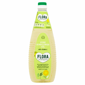 Flora Pure Sunflower Oil with Vitamin E 1 Litre Image