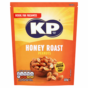 KP Honey Roast Peanuts 225g Image