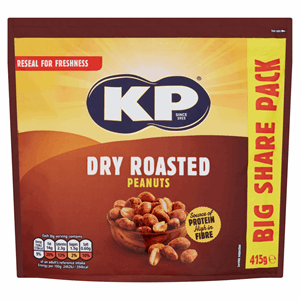 KP Dry Roasted Peanuts 415g Image